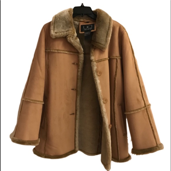 Utex Jackets & Blazers - Utex Design Faux Swede Fur Coat Jacket - Small
